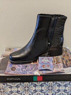 Volks Walkers Black Steffi Boot